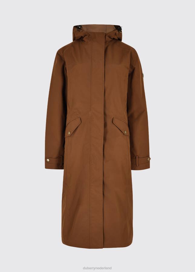 Dubarry Alderford waterdichte jas 80P6527 okkernoot Dubarry verkooppunten nederland