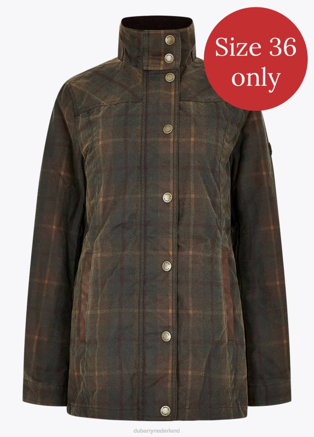Dubarry Annestown waxjasje 80P6616 jager bruin Dubarry nederland