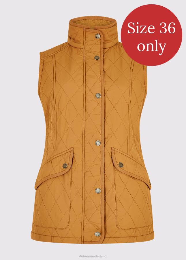 Dubarry Clonmel gewatteerd gilet 80P6586 amber Dubarry nederland
