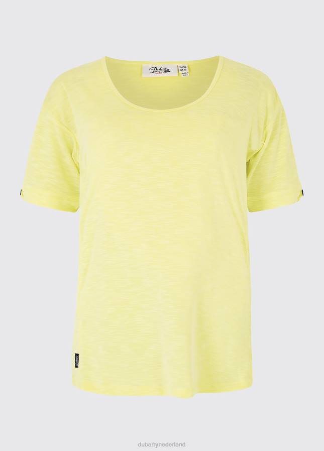 Dubarry Cloyne top met korte mouwen 80P6152 citrus Dubarry verkooppunten nederland