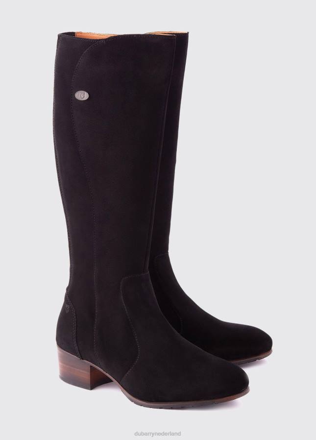 Dubarry Downpatrick kniehoge laars 80P671 zwart suède Dubarry nederland