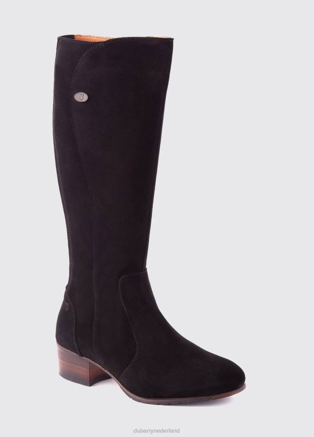 Dubarry Downpatrick kniehoge laars 80P671 zwart suède Dubarry nederland