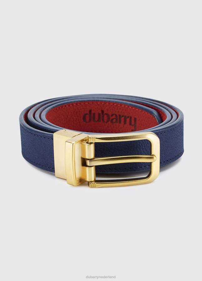 Dubarry Foynes leren riem 80P6360 koningsblauw Dubarry necklace