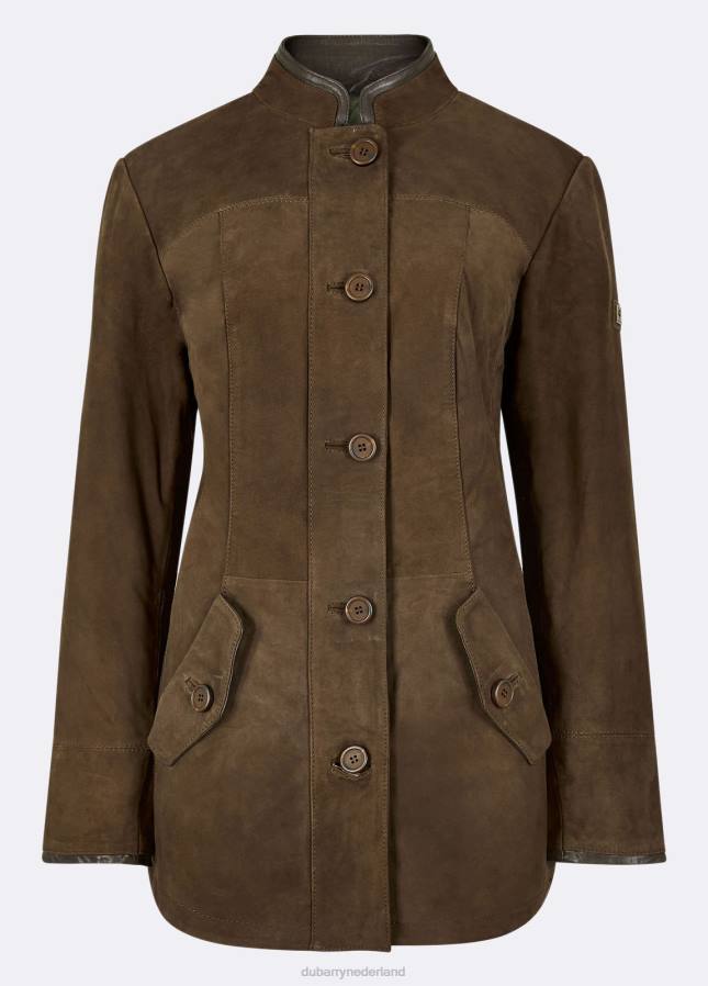 Dubarry Joyce leren jas 80P6170 okkernoot Dubarry necklace