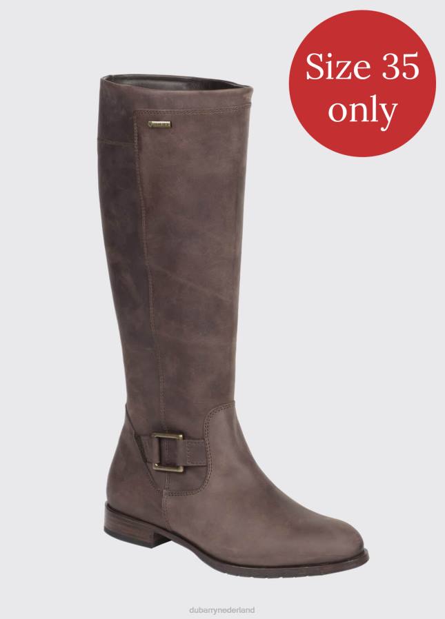 Dubarry Limerick leren laars met zool 80P6686 oude rum Dubarry nederland