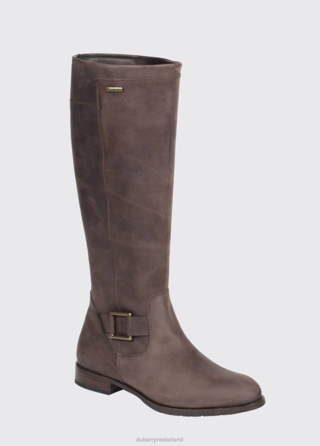 Dubarry Limerick leren laars met zool 80P6686 oude rum Dubarry nederland