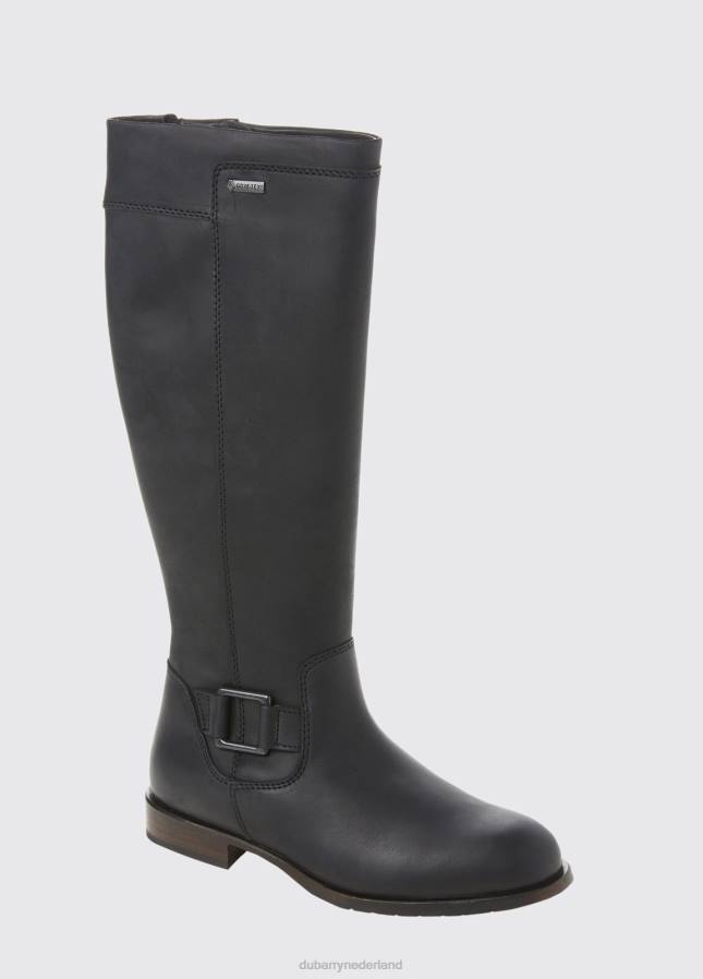 Dubarry Limerick leren laars met zool 80P6687 zwart Dubarry verkooppunten nederland
