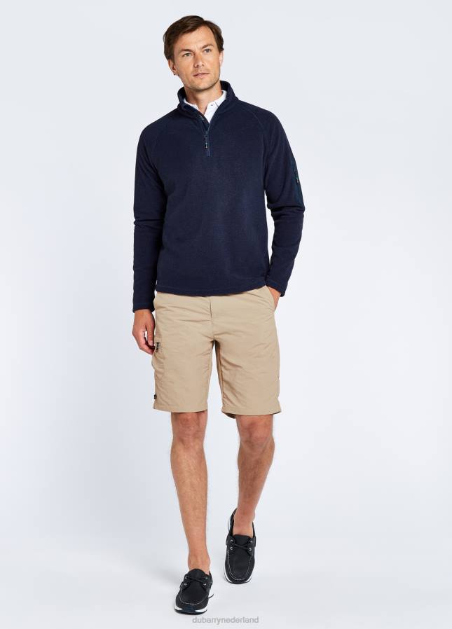 Dubarry Monaco fleece met kwartrits 80P6986 marine Dubarry nederland