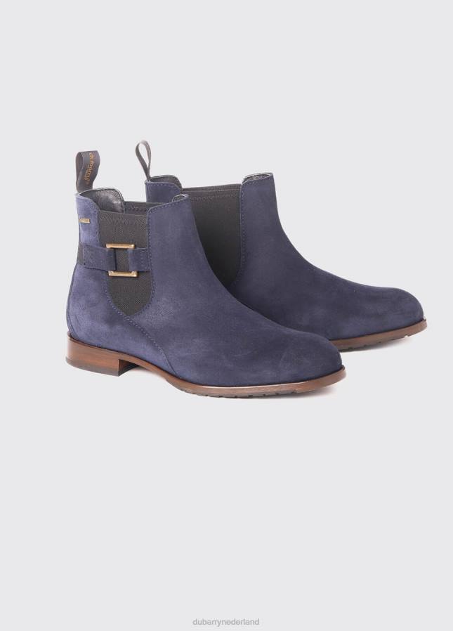 Dubarry Monaghan leren laars met zool 80P6695 Franse marine Dubarry necklace