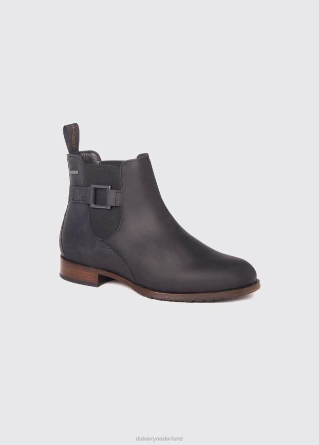 Dubarry Monaghan leren laars met zool 80P6745 zwart Dubarry necklace