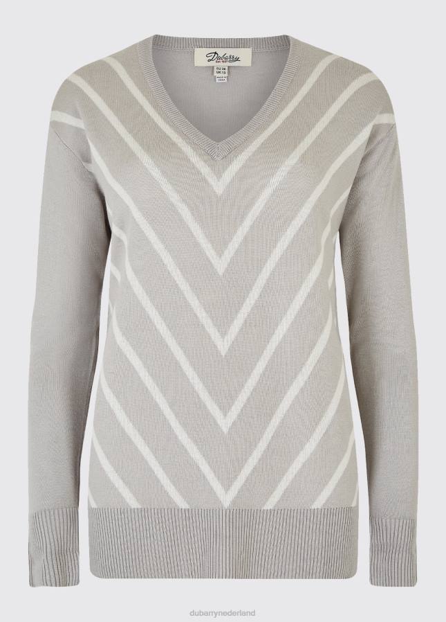Dubarry Pilltown-trui 80P6726 platina Dubarry nederland