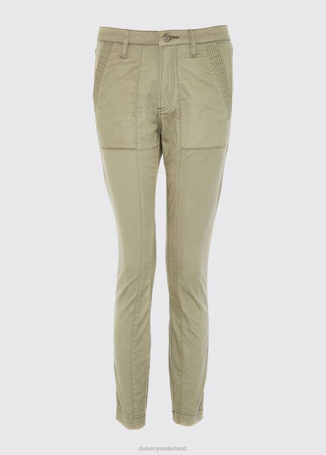 Dubarry Roscarbery cropped broek 80P6801 khaki Dubarry nederland