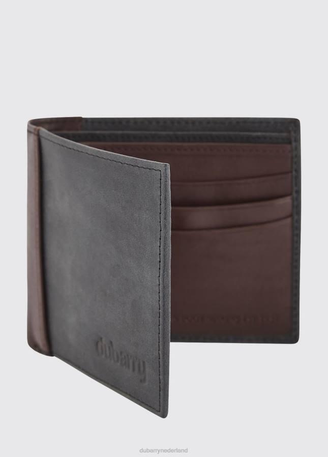 Dubarry Rosmuc lederen portemonnee 80P61061 zwart bruin Dubarry nederland