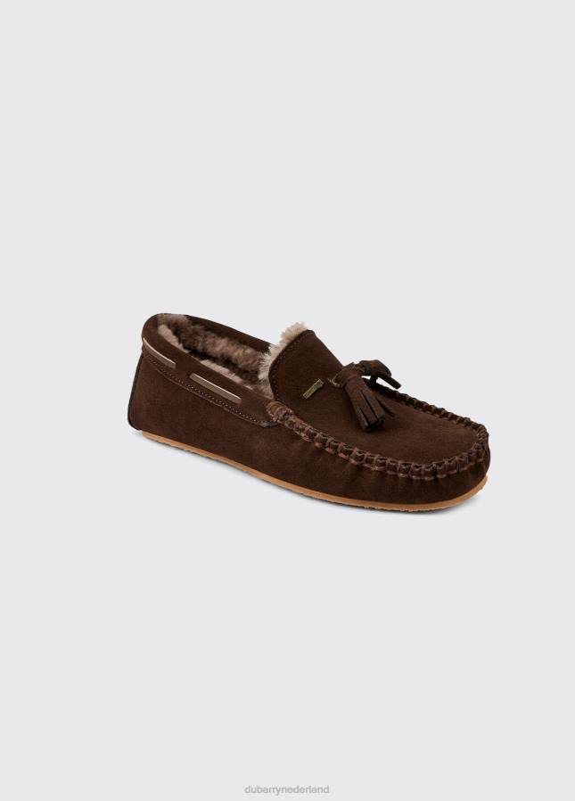 Dubarry Rosslare mocassin pantoffel 80P687 sigaar Dubarry verkooppunten nederland