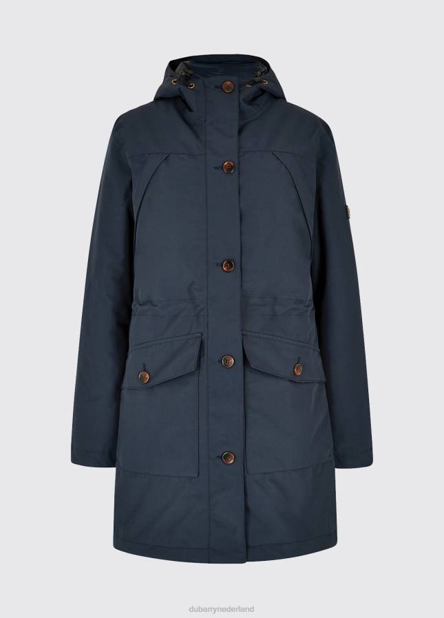 Dubarry Sandford-parka 80P6266 marine Dubarry nederland