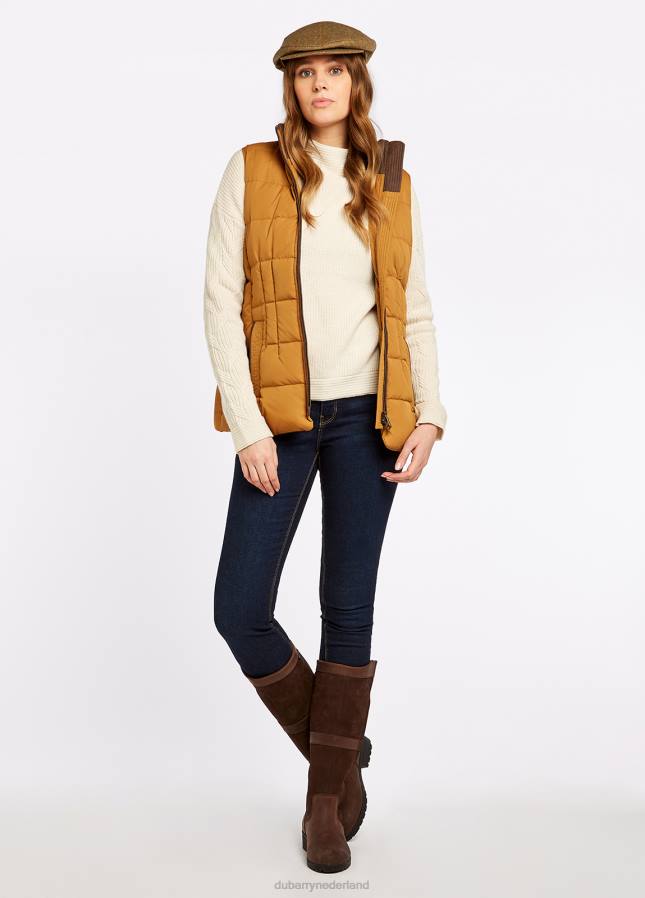 Dubarry Spiddal gewatteerd gilet 80P6488 amber Dubarry newport