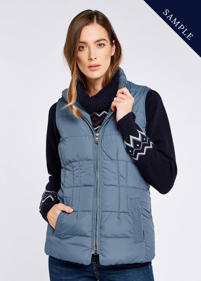 Dubarry Spiddal gewatteerd gilet 80P6696 leiblauw Dubarry nederland