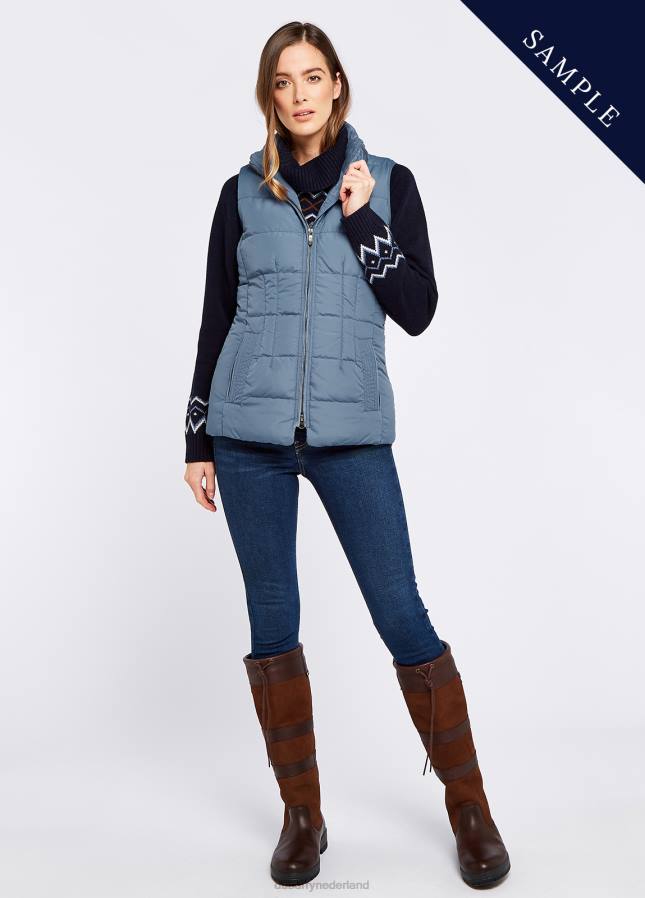 Dubarry Spiddal gewatteerd gilet 80P6696 leiblauw Dubarry nederland