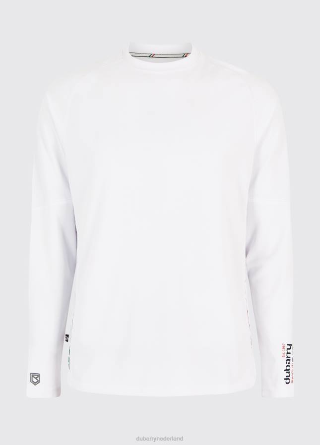 Dubarry ancona t-shirt met lange mouwen 80P61006 wit Dubarry nederland