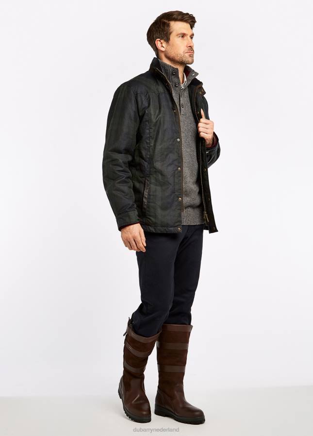 Dubarry ballymote waxjasje 80P61146 zwart horloge Dubarry nederland