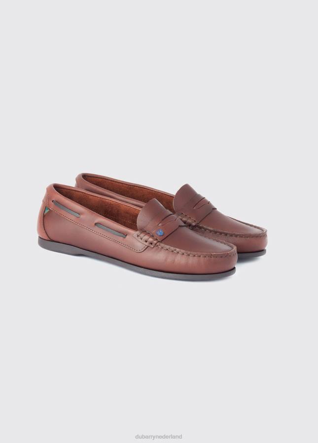 Dubarry belize dekschoen 80P654 mahonie Dubarry newport sailing boots