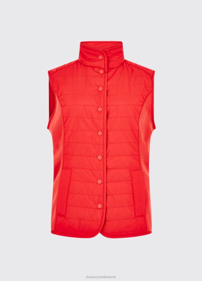 Dubarry bodywarmer met baaizicht 80P6786 papaver Dubarry nederland