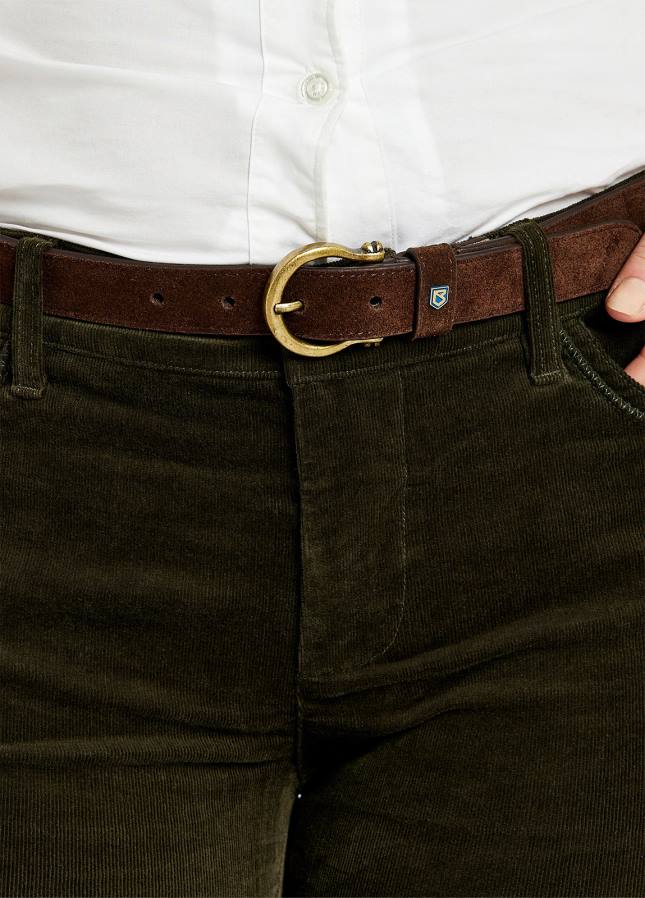 Dubarry boog suède riem 80P6334 sigaar Dubarry newport sailing boots