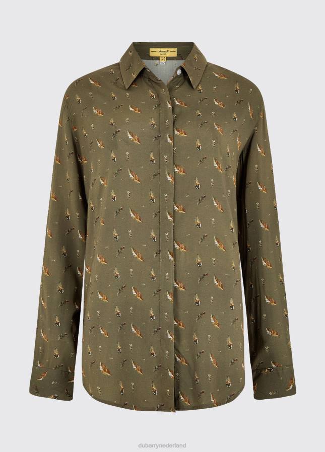 Dubarry boomgaard overhemd 80P6775 schemerig groen Dubarry necklace