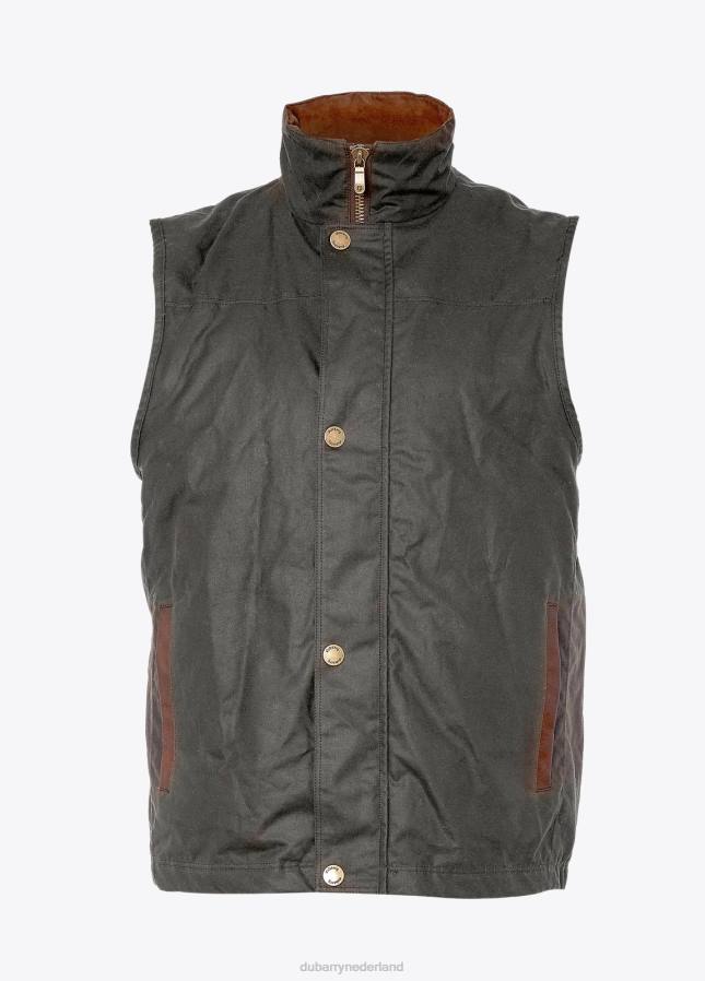 Dubarry eendagsvliegen gilet van was 80P61001 olijf Dubarry nederland