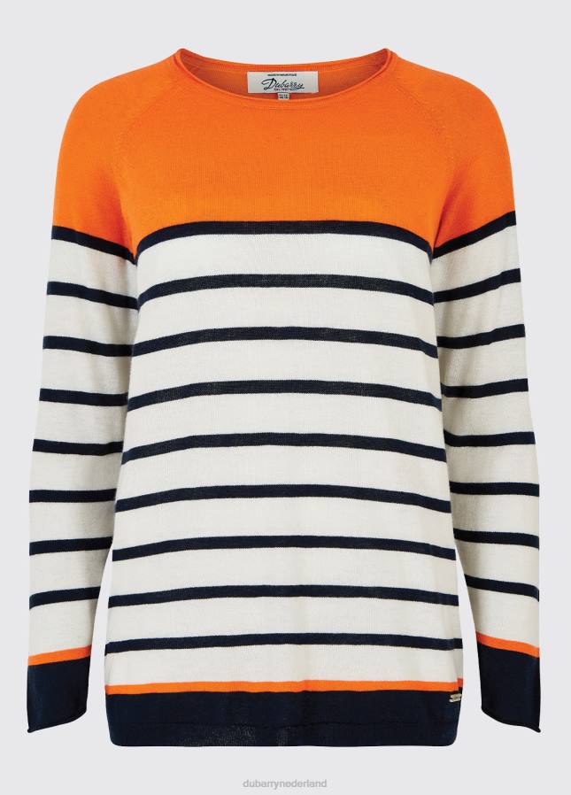 Dubarry glenties trui 80P6675 wit Dubarry necklace