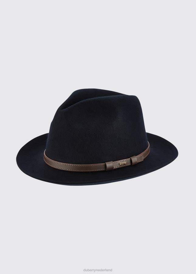 Dubarry grens fedora hoed 80P6392 marine Dubarry verkooppunten nederland