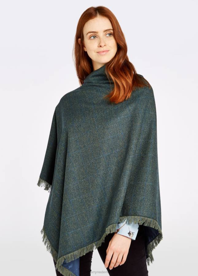 Dubarry hazelhout tweed poncho 80P6272 de nevel Dubarry verkooppunten nederland