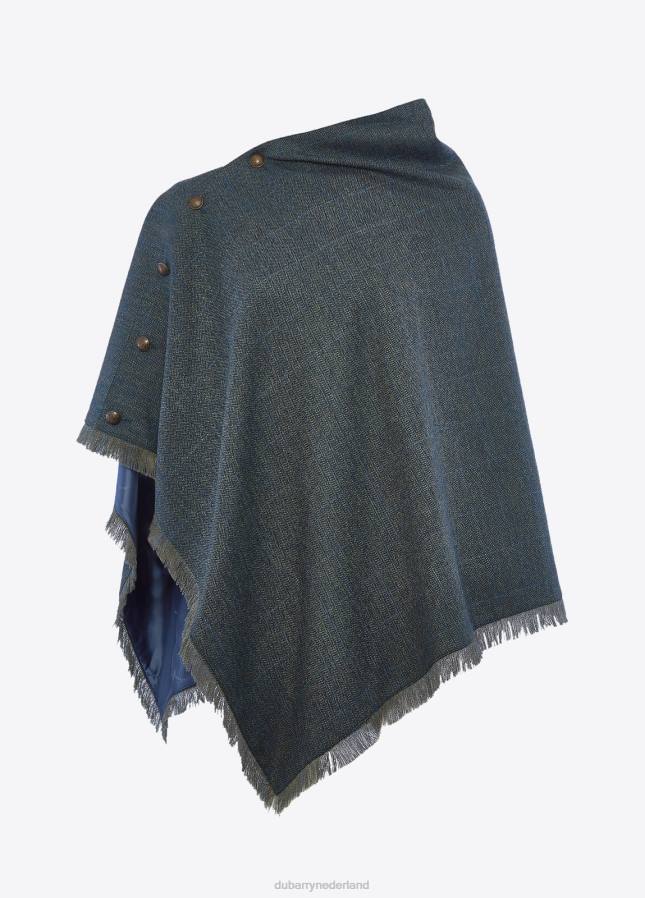 Dubarry hazelhout tweed poncho 80P6272 de nevel Dubarry verkooppunten nederland