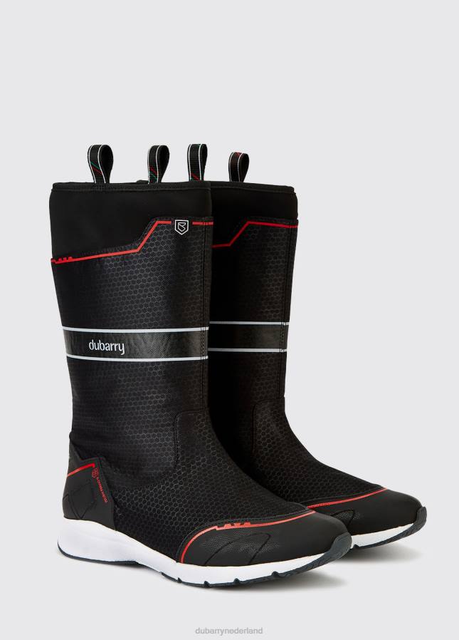 Dubarry hobart zeillaars 80P6869 zwart Dubarry newport sailing boots