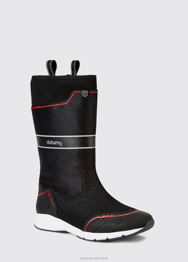 Dubarry hobart zeillaars 80P6869 zwart Dubarry newport sailing boots