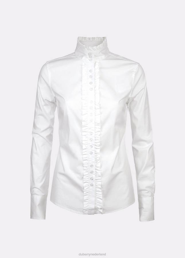 Dubarry kamille overhemd 80P6179 wit Dubarry newport sailing boots