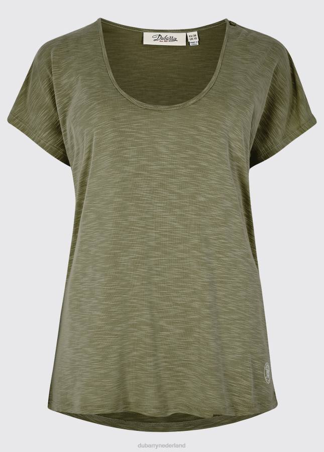 Dubarry kasteelcomer top 80P6574 pesto Dubarry newport sailing boots