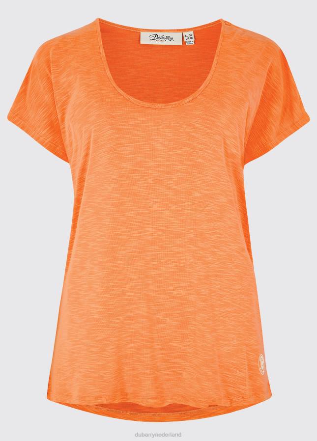 Dubarry kasteelcomer top 80P6805 mandarijn Dubarry necklace