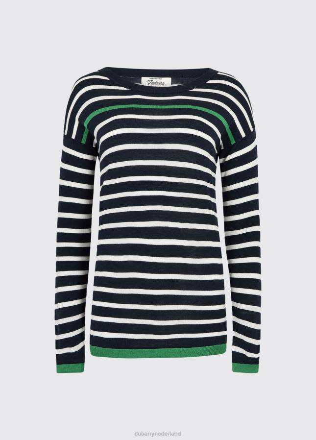 Dubarry leixlip trui 80P6561 marine multi Dubarry nederland