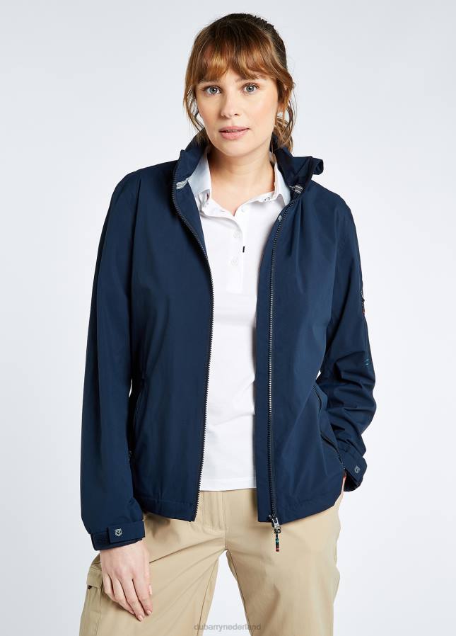 Dubarry livorno fleece gevoerde crew jas 80P6223 marine Dubarry newport
