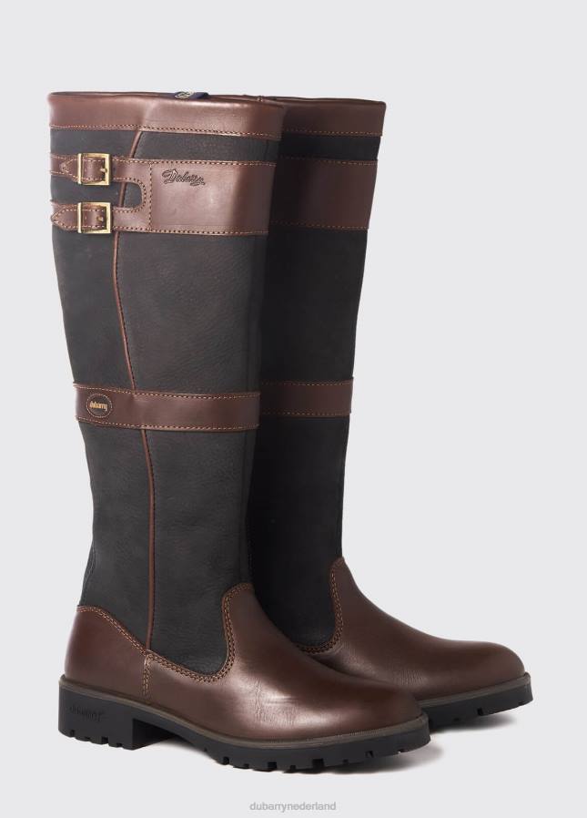 Dubarry longford countrylaars 80P664 zwart bruin Dubarry newport sailing boots