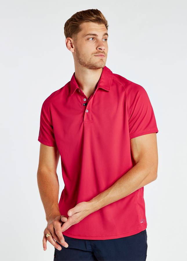 Dubarry menton technische polo 80P6958 rood Dubarry newport