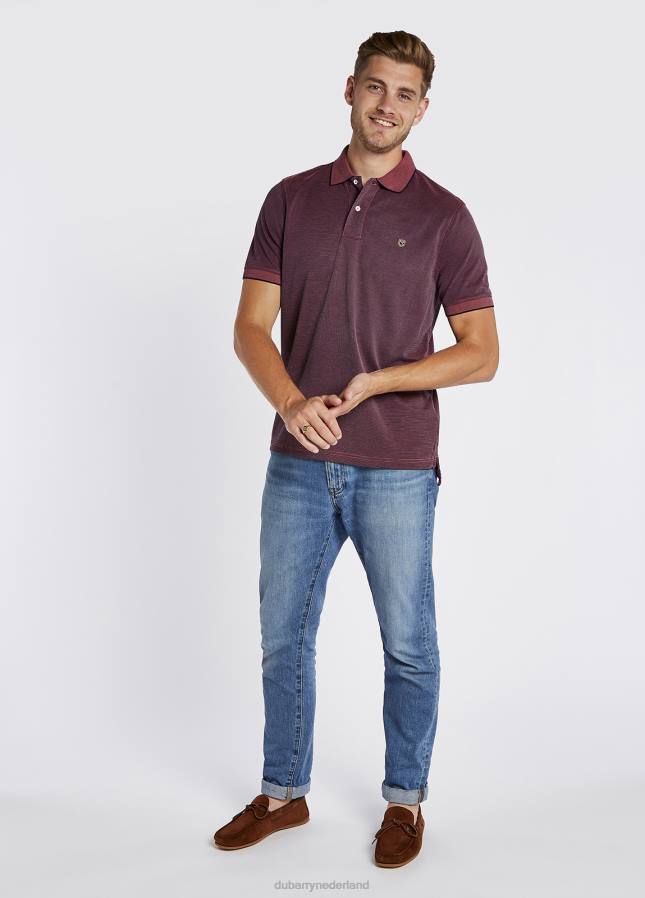 Dubarry mullaghmore gestreepte polo 80P6947 robijn Dubarry verkooppunten nederland