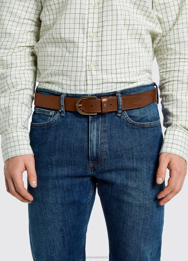 Dubarry porthall leren riem 80P61031 kastanje Dubarry nederland