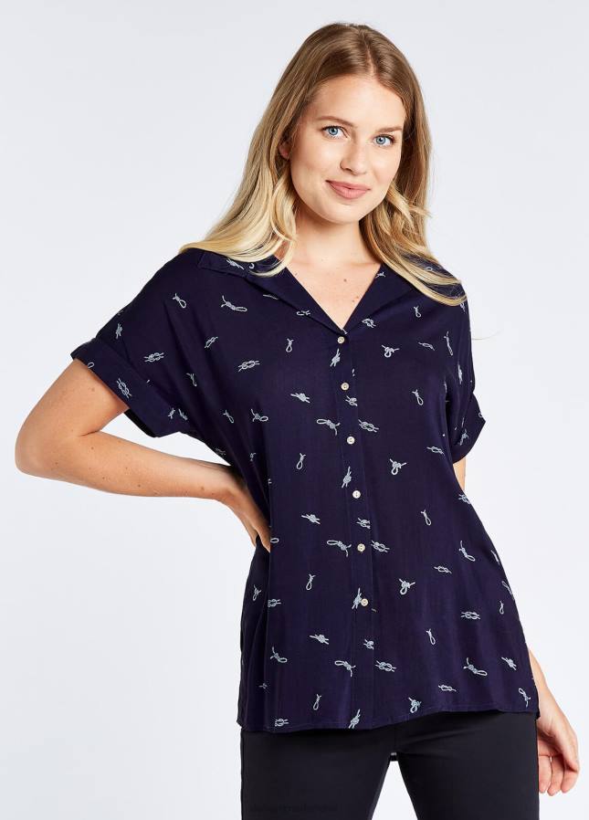 Dubarry reiger overhemd 80P6767 marine Dubarry verkooppunten nederland