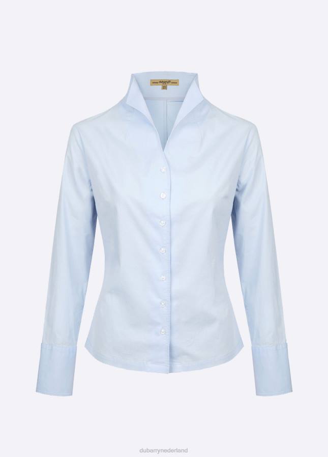 Dubarry sneeuwklokje overhemd 80P6200 lichtblauw Dubarry necklace