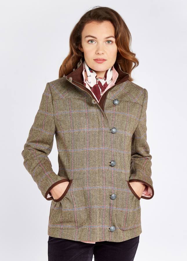 Dubarry varen tweed jasje 80P6231 houtroos Dubarry nederland
