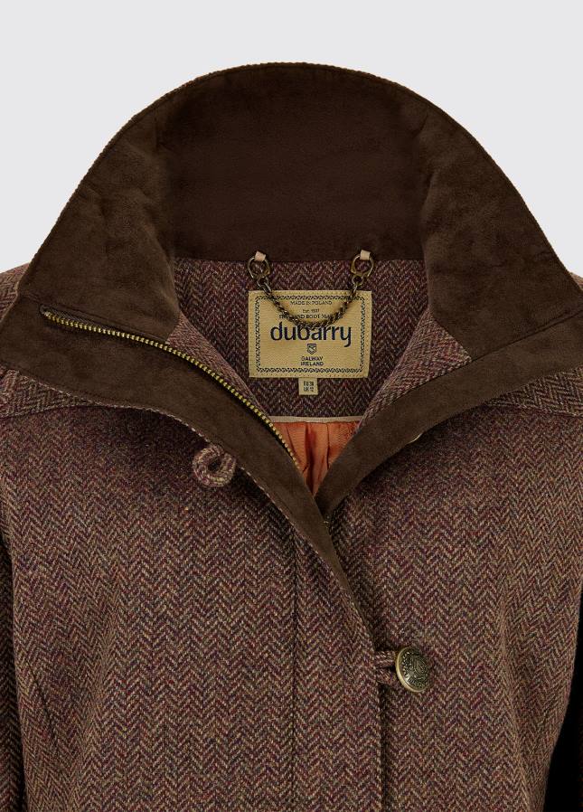 Dubarry varen tweed jasje 80P6613 eikenhout Dubarry newport