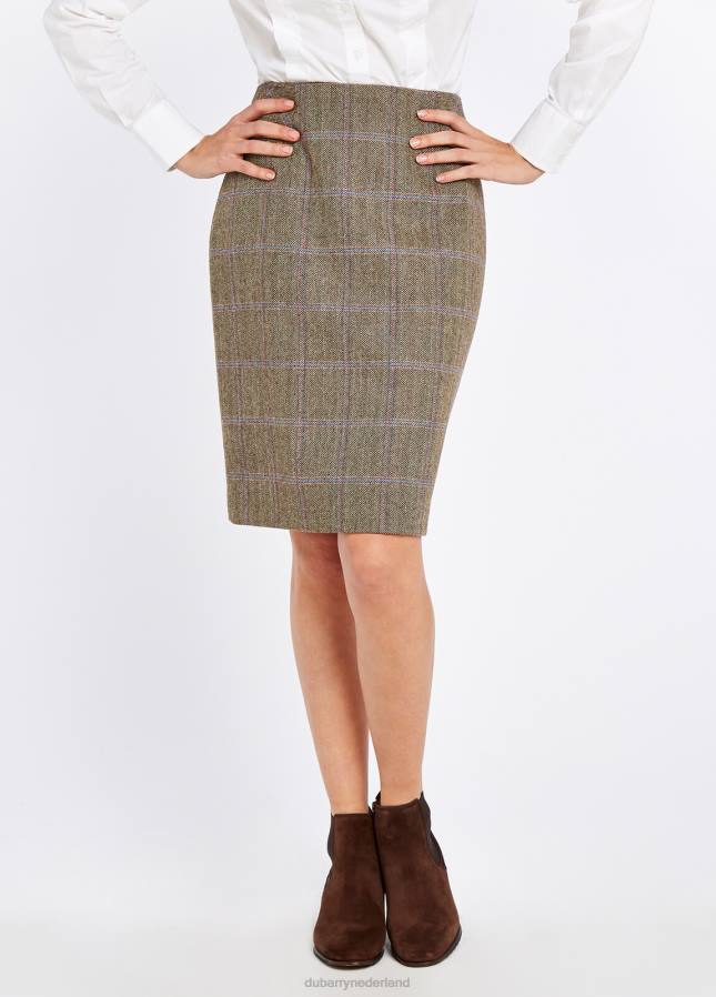 Dubarry varen tweed rok 80P6513 houtroos Dubarry newport