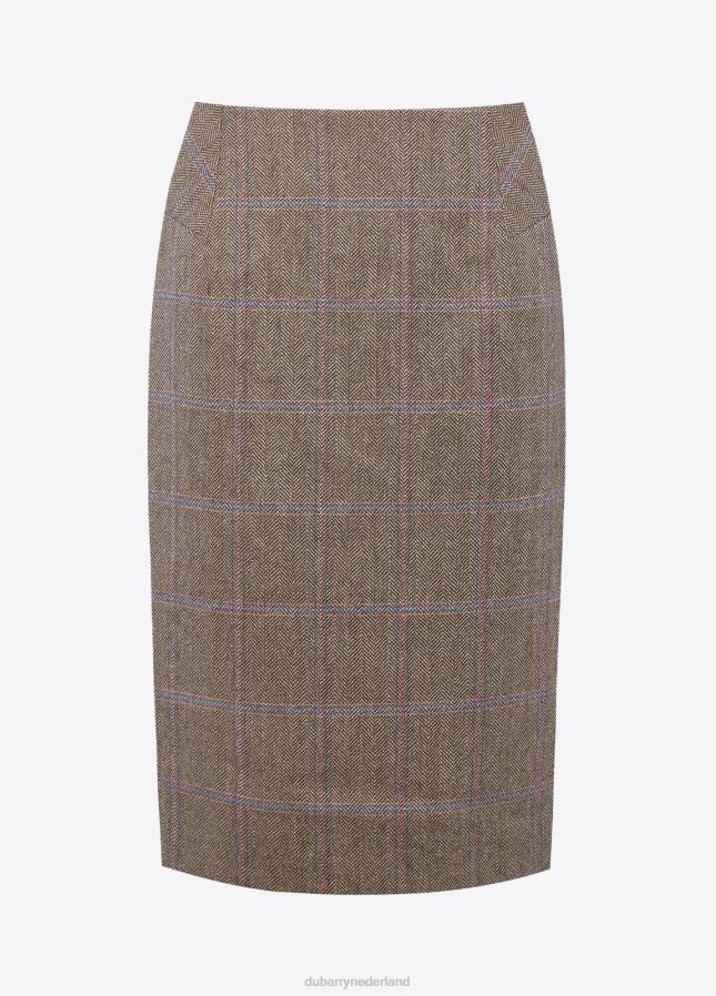 Dubarry varen tweed rok 80P6513 houtroos Dubarry newport